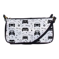 Pattern Retro Italy Cars Classic Shoulder Clutch Bag by danenraven