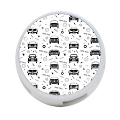 Pattern Retro Italy Cars Classic 4-port Usb Hub (one Side) by danenraven