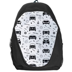 Pattern Retro Italy Cars Classic Backpack Bag by danenraven