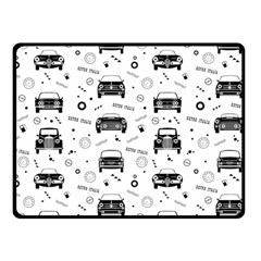 Pattern Retro Italy Cars Classic Double Sided Fleece Blanket (small)  by danenraven