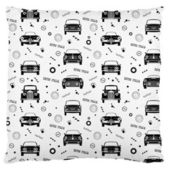 Pattern Retro Italy Cars Classic Large Flano Cushion Case (one Side) by danenraven