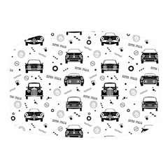 Pattern Retro Italy Cars Classic Mini Square Pill Box