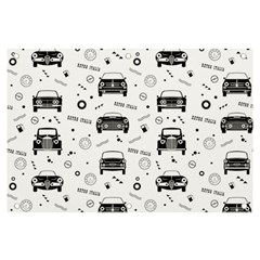 Pattern Retro Italy Cars Classic Banner And Sign 6  X 4 