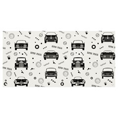 Pattern Retro Italy Cars Classic Banner And Sign 8  X 4  by danenraven