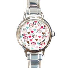 Lovely Owls Round Italian Charm Watch by ConteMonfrey