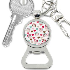 Lovely Owls Bottle Opener Key Chain by ConteMonfrey