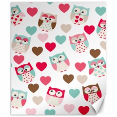 Lovely Owls Canvas 8  X 10  by ConteMonfrey