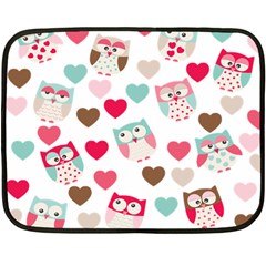 Lovely Owls Fleece Blanket (mini) by ConteMonfrey