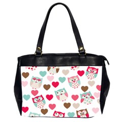 Lovely Owls Oversize Office Handbag (2 Sides) by ConteMonfrey