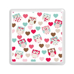 Lovely Owls Memory Card Reader (square) by ConteMonfrey