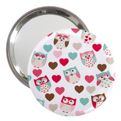 Lovely Owls 3  Handbag Mirrors by ConteMonfrey