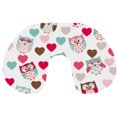 Lovely Owls Travel Neck Pillow by ConteMonfrey