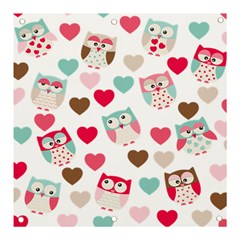 Lovely Owls Banner And Sign 3  X 3  by ConteMonfrey