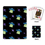 Illustration Cosmos Cosmo Rocket Spaceship -ufo Playing Cards Single Design (Rectangle) Back