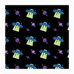 Illustration Cosmos Cosmo Rocket Spaceship -ufo Medium Glasses Cloth (2 Sides) by danenraven