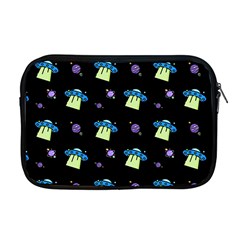 Illustration Cosmos Cosmo Rocket Spaceship -ufo Apple Macbook Pro 17  Zipper Case by danenraven