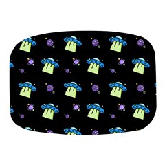 Illustration Cosmos Cosmo Rocket Spaceship -ufo Mini Square Pill Box by danenraven