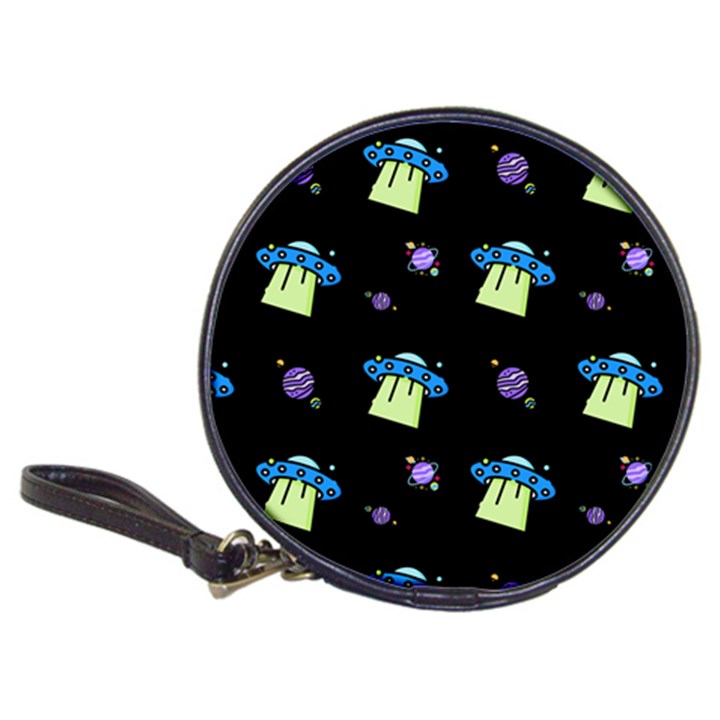 Illustration Cosmos Cosmo Rocket Spaceship Ufo Classic 20-CD Wallets