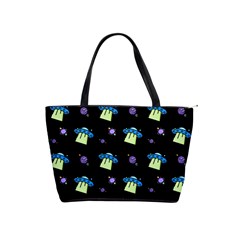 Illustration Cosmos Cosmo Rocket Spaceship Ufo Classic Shoulder Handbag by danenraven