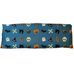 Halloween Cat Pumpkin Pattern Bat Horror Body Pillow Case (dakimakura) by danenraven