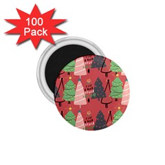 Christmas Tree Icon 1 75  Magnets (100 Pack)  by danenraven