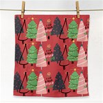 Christmas Tree Icon Face Towel Front