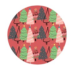 Christmas Tree Icon Mini Round Pill Box by danenraven