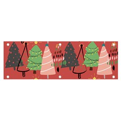 Christmas Tree Icon Banner And Sign 6  X 2  by danenraven