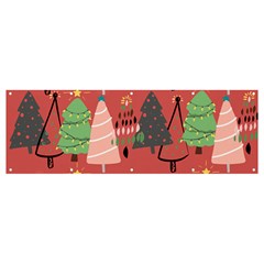 Christmas Tree Icon Banner And Sign 12  X 4  by danenraven