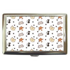 Cute Cat Kitten Animal Design Pattern Cigarette Money Case by danenraven