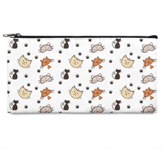 Cute Cat Kitten Animal Design Pattern Pencil Case by danenraven