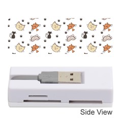 Cute Cat Kitten Animal Design Pattern Memory Card Reader (stick) by danenraven