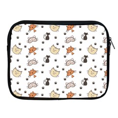 Cute Cat Kitten Animal Design Pattern Apple Ipad 2/3/4 Zipper Cases by danenraven