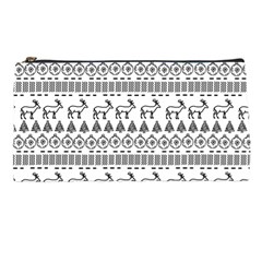 Christmas Trees Pattern Design Pencil Case by danenraven