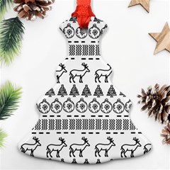 Christmas Trees Pattern Design Ornament (christmas Tree)  by danenraven