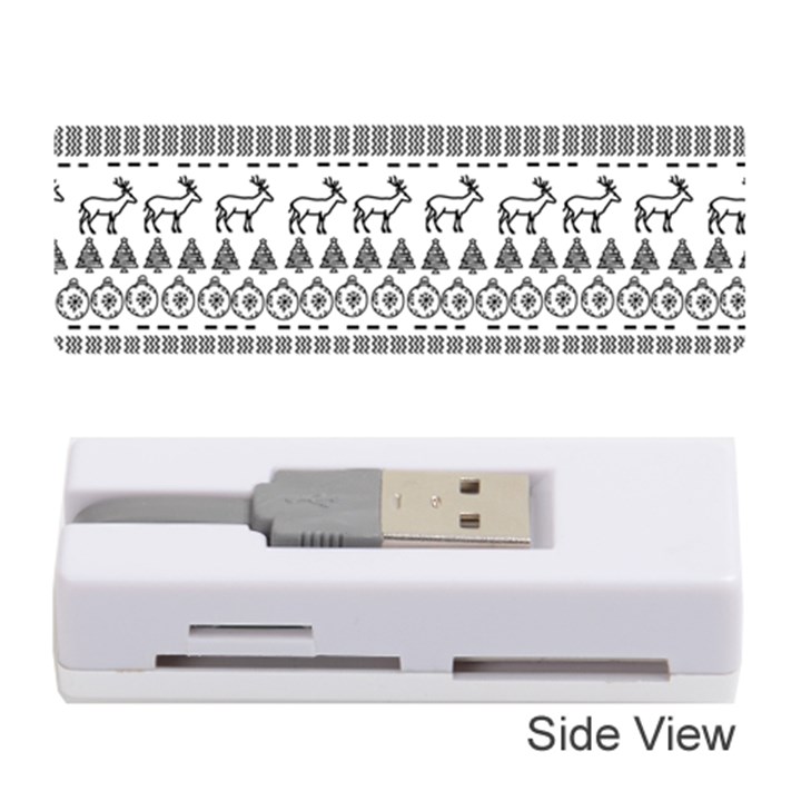 Christmas Trees Pattern Design Memory Card Reader (Stick)