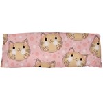 Cat Pattern Pink Background Body Pillow Case (Dakimakura) Body Pillow Case