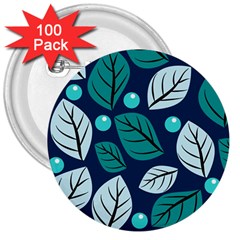 Vibrant Fall Autumn   3  Buttons (100 Pack)  by ConteMonfrey