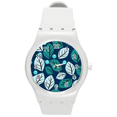 Vibrant Fall Autumn   Round Plastic Sport Watch (m) by ConteMonfrey