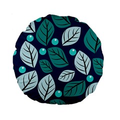 Vibrant Fall Autumn   Standard 15  Premium Flano Round Cushions by ConteMonfrey