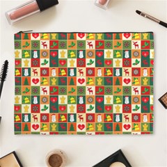 Xmas Christmas Pattern Cosmetic Bag (xl) by danenraven