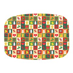 Xmas Christmas Pattern Mini Square Pill Box by danenraven