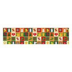 Xmas Christmas Pattern Banner And Sign 4  X 1 