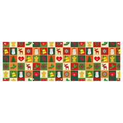 Xmas Christmas Pattern Banner And Sign 12  X 4  by danenraven