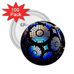 Illustration Tech Galaxy Robot Bot Science 2 25  Buttons (100 Pack)  by danenraven