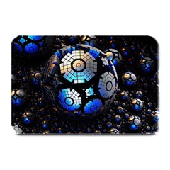 Illustration Tech Galaxy Robot Bot Science Plate Mats by danenraven