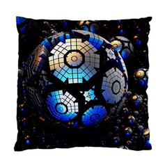 Illustration Tech Galaxy Robot Bot Science Standard Cushion Case (two Sides) by danenraven