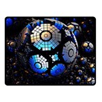 Illustration Tech Galaxy Robot Bot Science Fleece Blanket (Small) 50 x40  Blanket Front