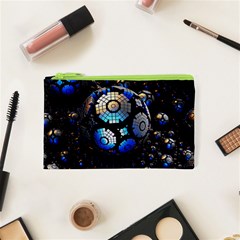 Illustration Tech Galaxy Robot Bot Science Cosmetic Bag (xs) by danenraven