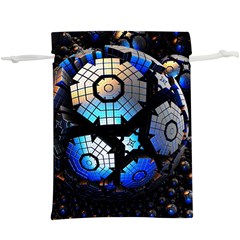 Illustration Tech Galaxy Robot Bot Science  Lightweight Drawstring Pouch (xl) by danenraven